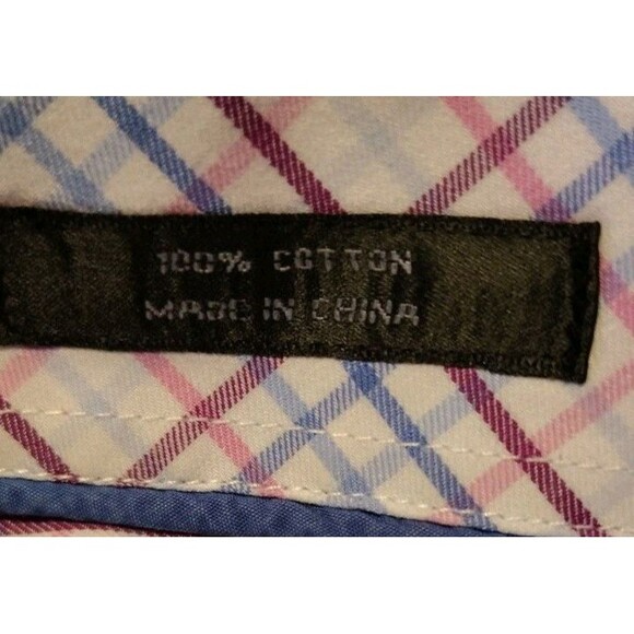 YMI Platinum Men's Shirt Size 15 32/33 Button Striped Cotton - Picture 3 of 11